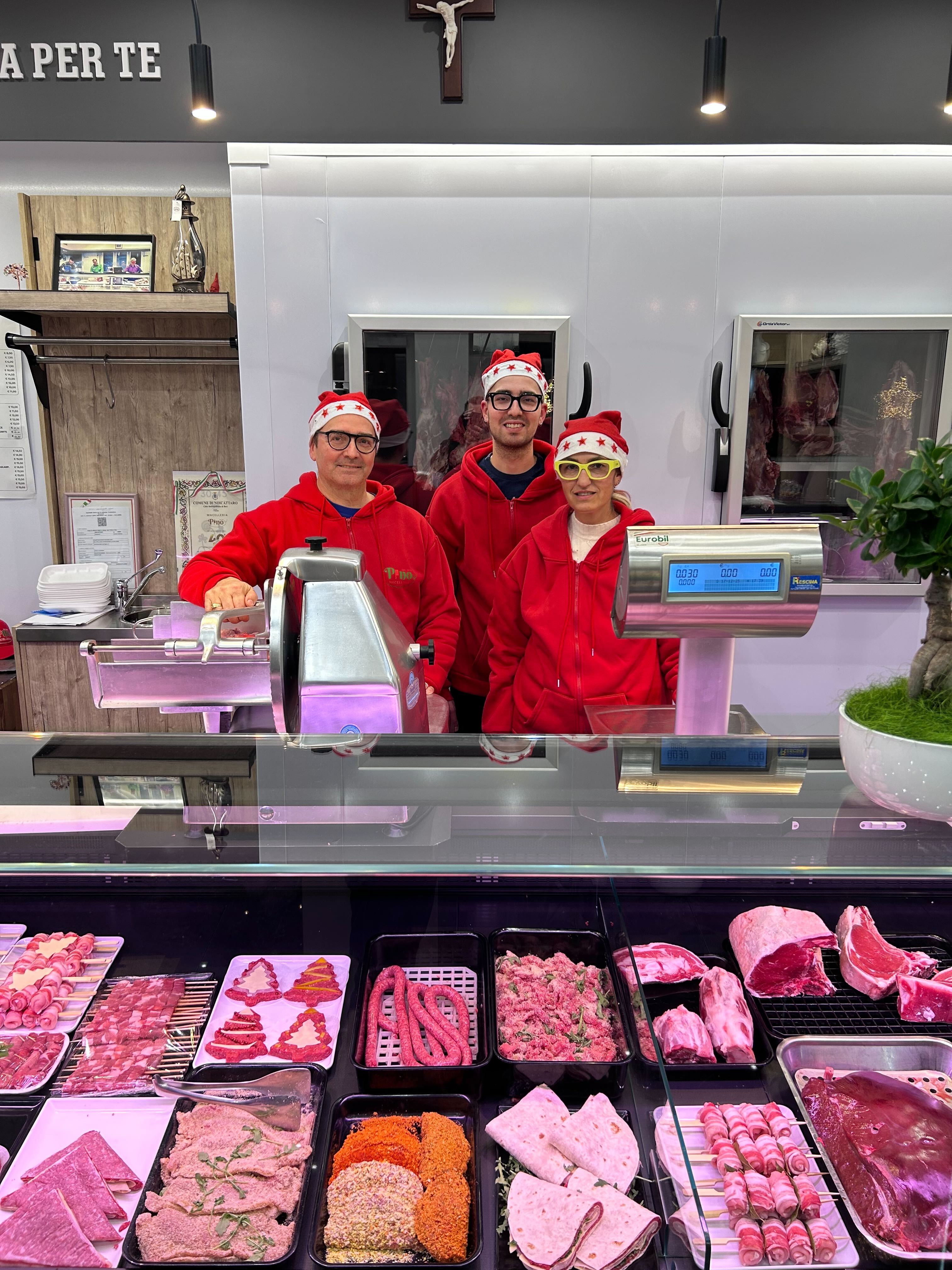 Il team della Macelleria Pino